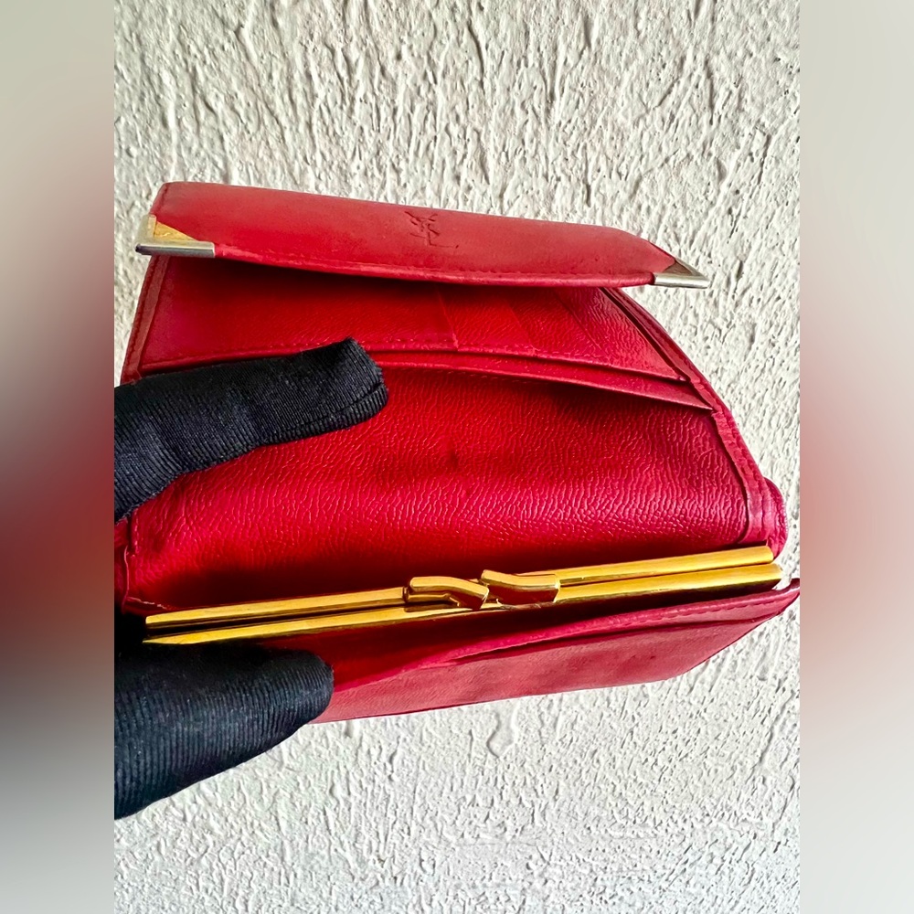 Yves Saint Laurent Trifold Wallet - Picture 6 of 11